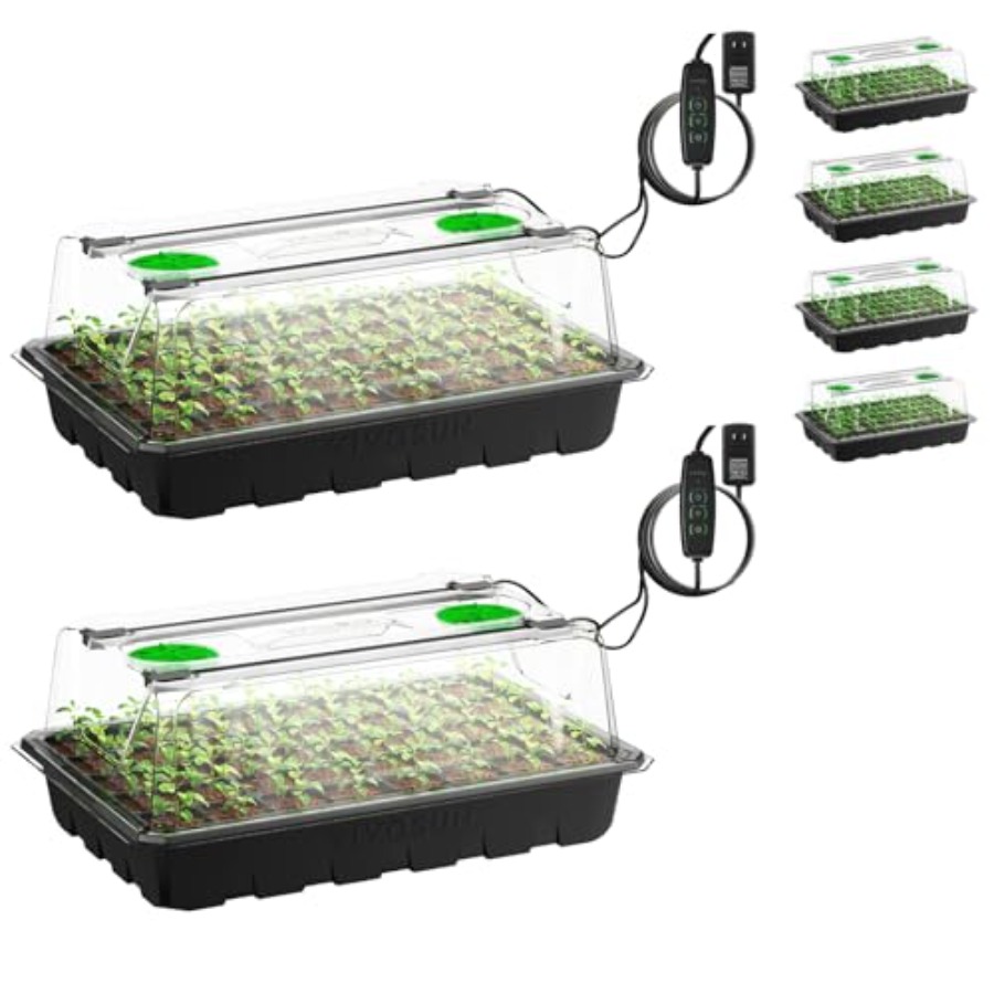 Seed Starter Tray - Conjunto de 6 Bandejas para Sementes