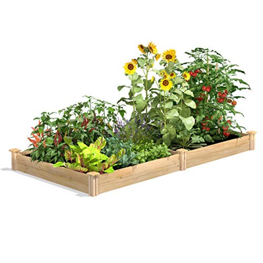 Raised Garden Bed - Canteiro elevado para uso em áreas
