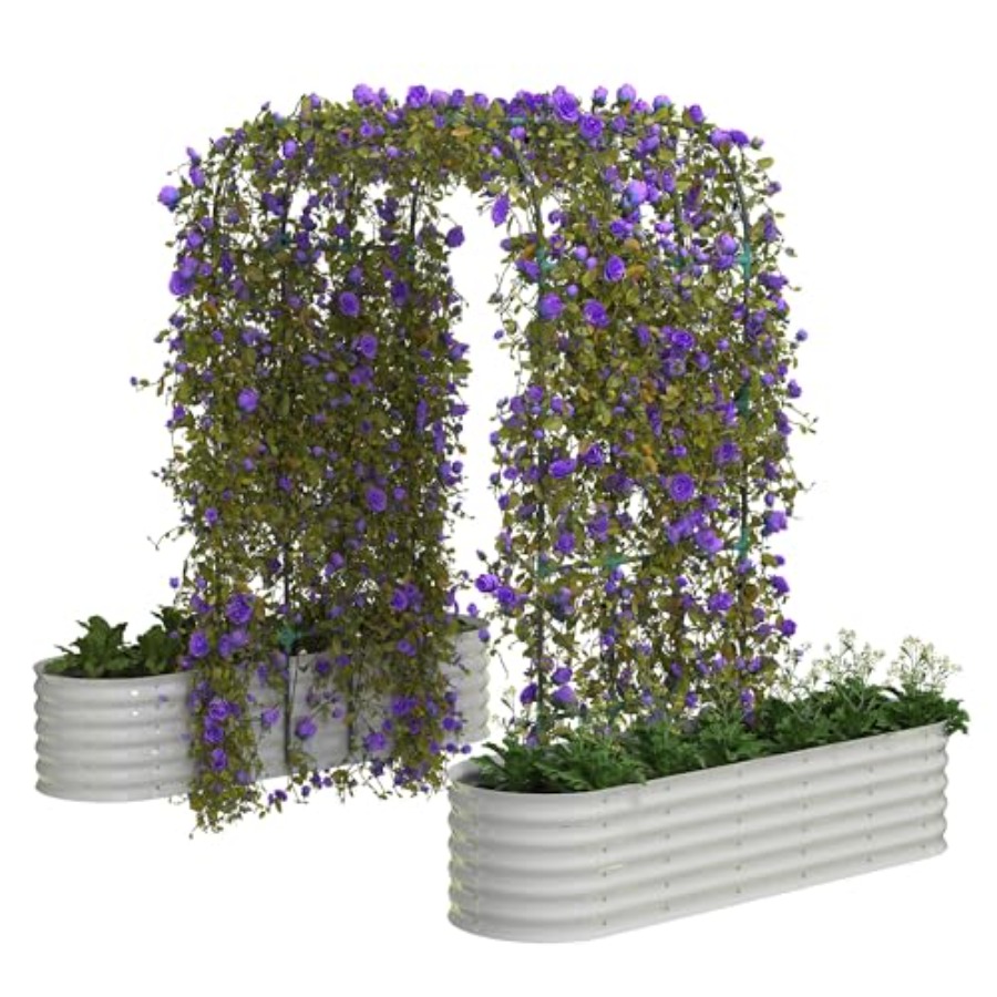 Raised Garden Bed - Canteiro Elevado Galvanizado de 96 Polegadas