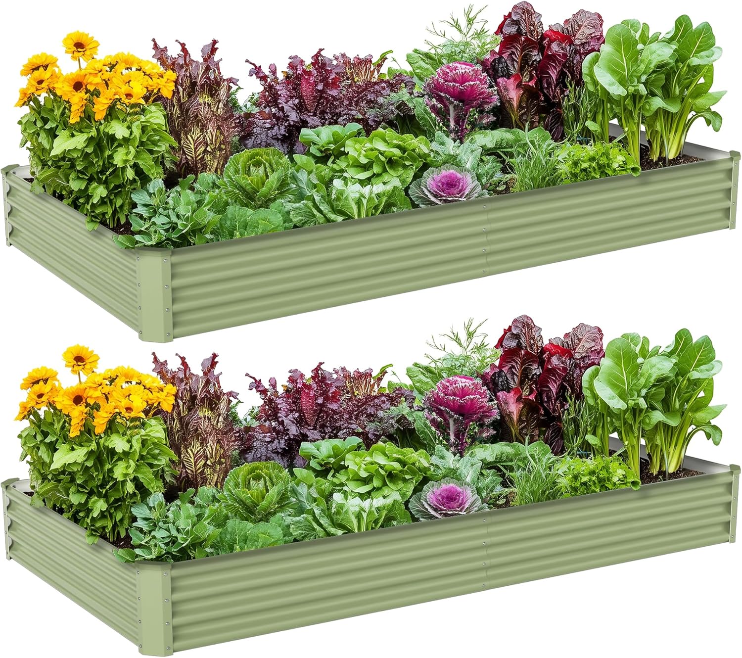 Raised Garden Bed - Canteiro Elevado de Metal para Jardinagem