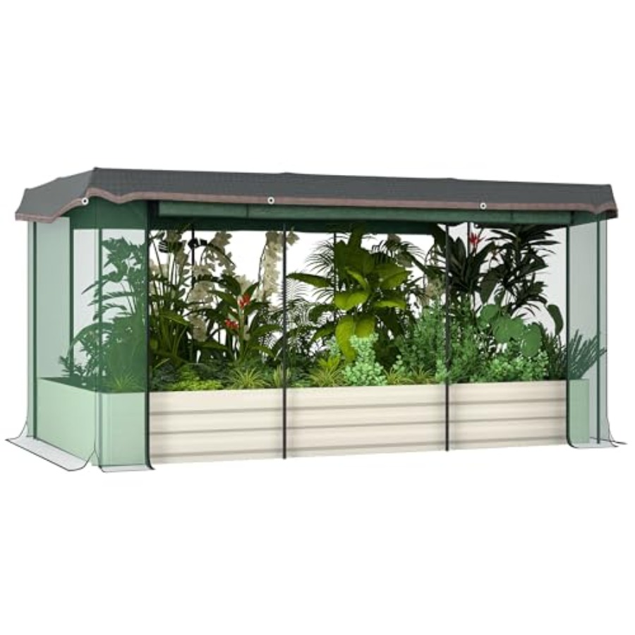 Raised Garden Bed - Canteiro Elevado Galvanizado de 7,3 x