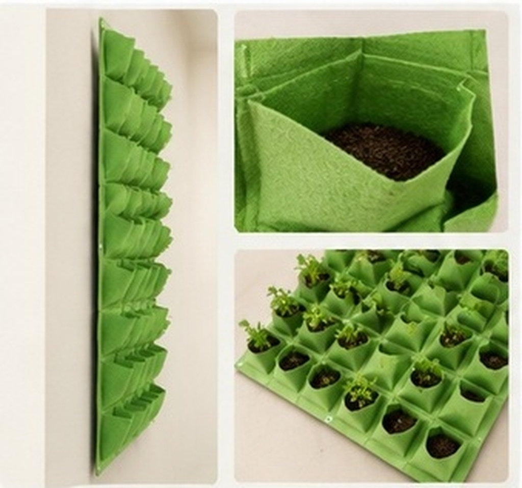 Vertical Planter - Saco de plantio de feltro não