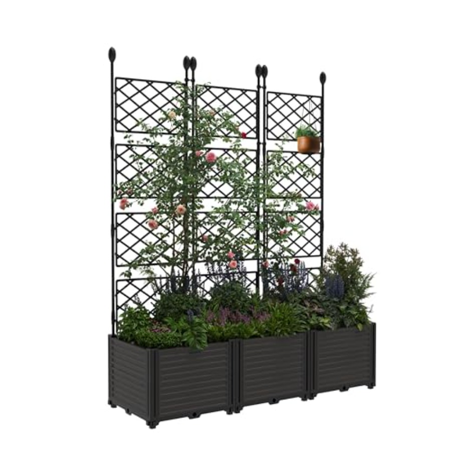 Raised Garden Bed - Kit de 3 Peças de Canteiros