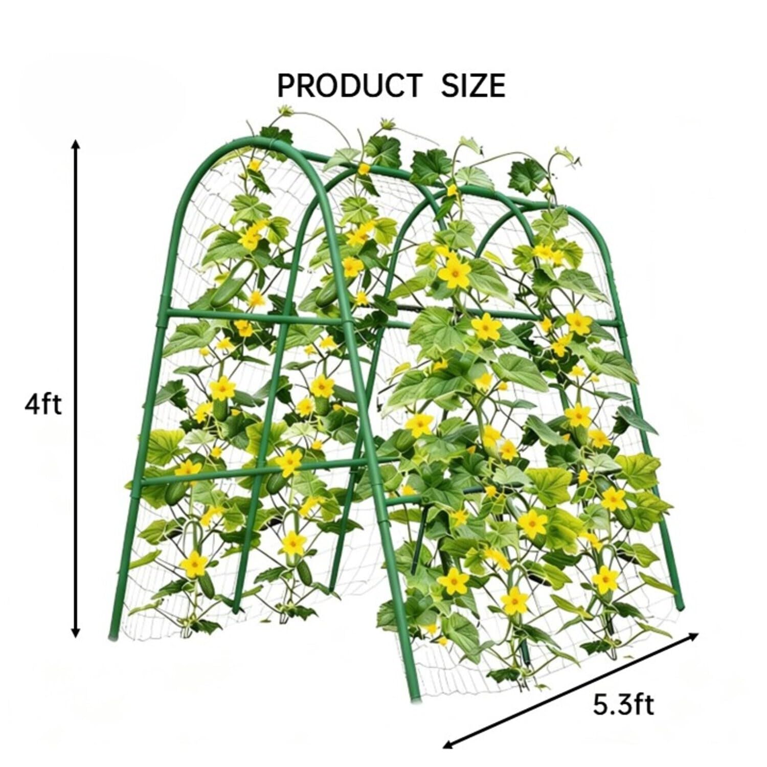 Arco de Jardim 4x5.3FT para Ca - Vertical Planter avaliação e preço