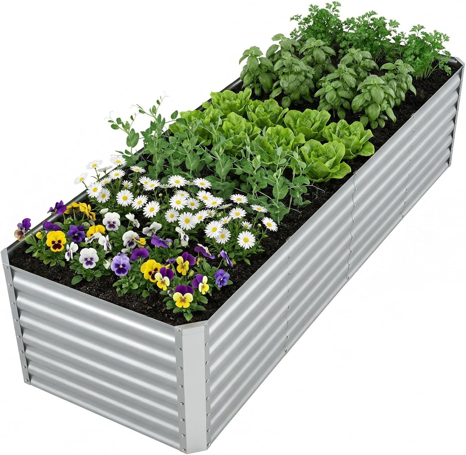 Canteiro Elevado Galvanizado p - Raised Garden Bed avaliação e preço