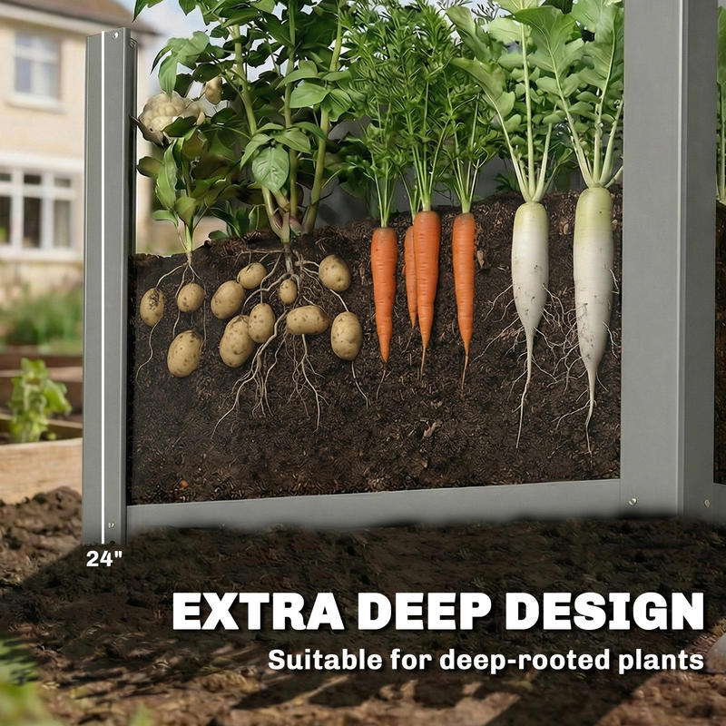 Outsunny Canteiro Elevado Galv - Garden Gloves avaliação e preço