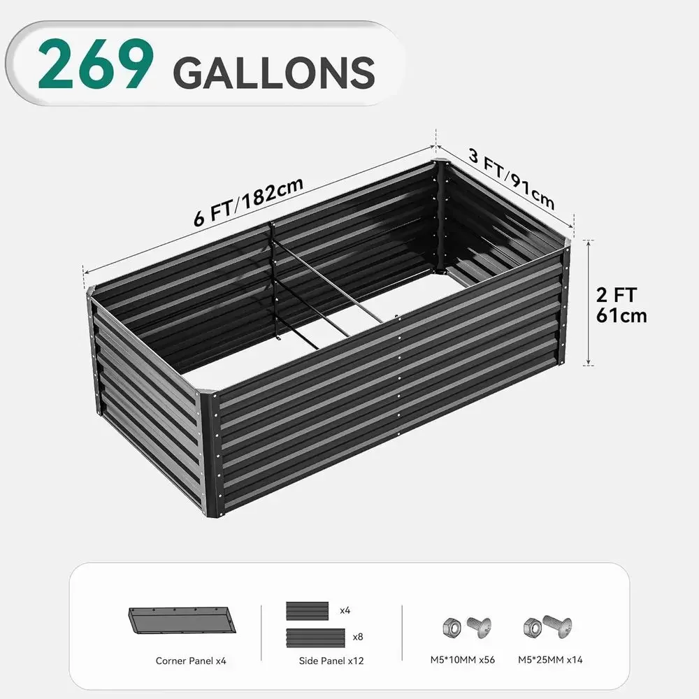 Grande Canteiro Elevado de Met - Garden Gloves avaliação e preço