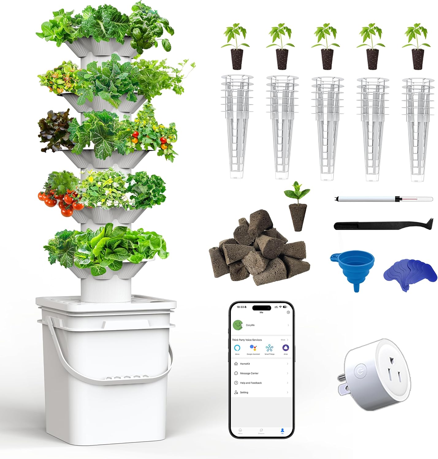 Kit de Sistema de Cultivo Hidr - Hydroponic Kit avaliação e preço