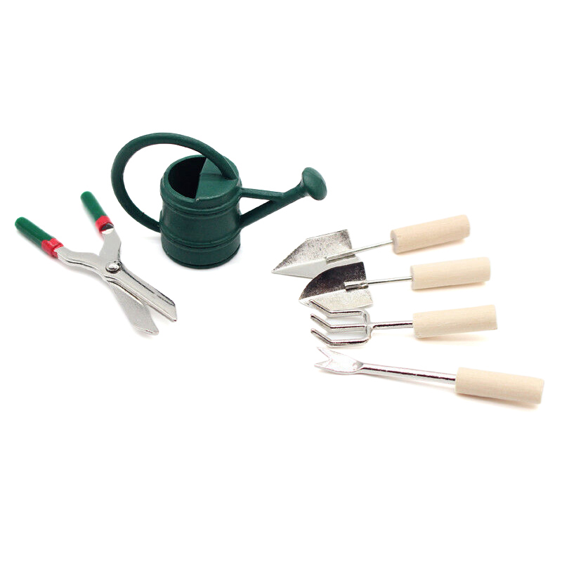 1/12 casa de bonecas simulação - Watering Can avaliação e preço