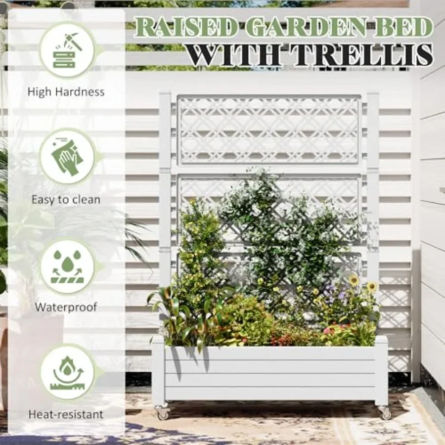 Canteiro elevado com treliça,  - Self Watering Planter avaliação e preço