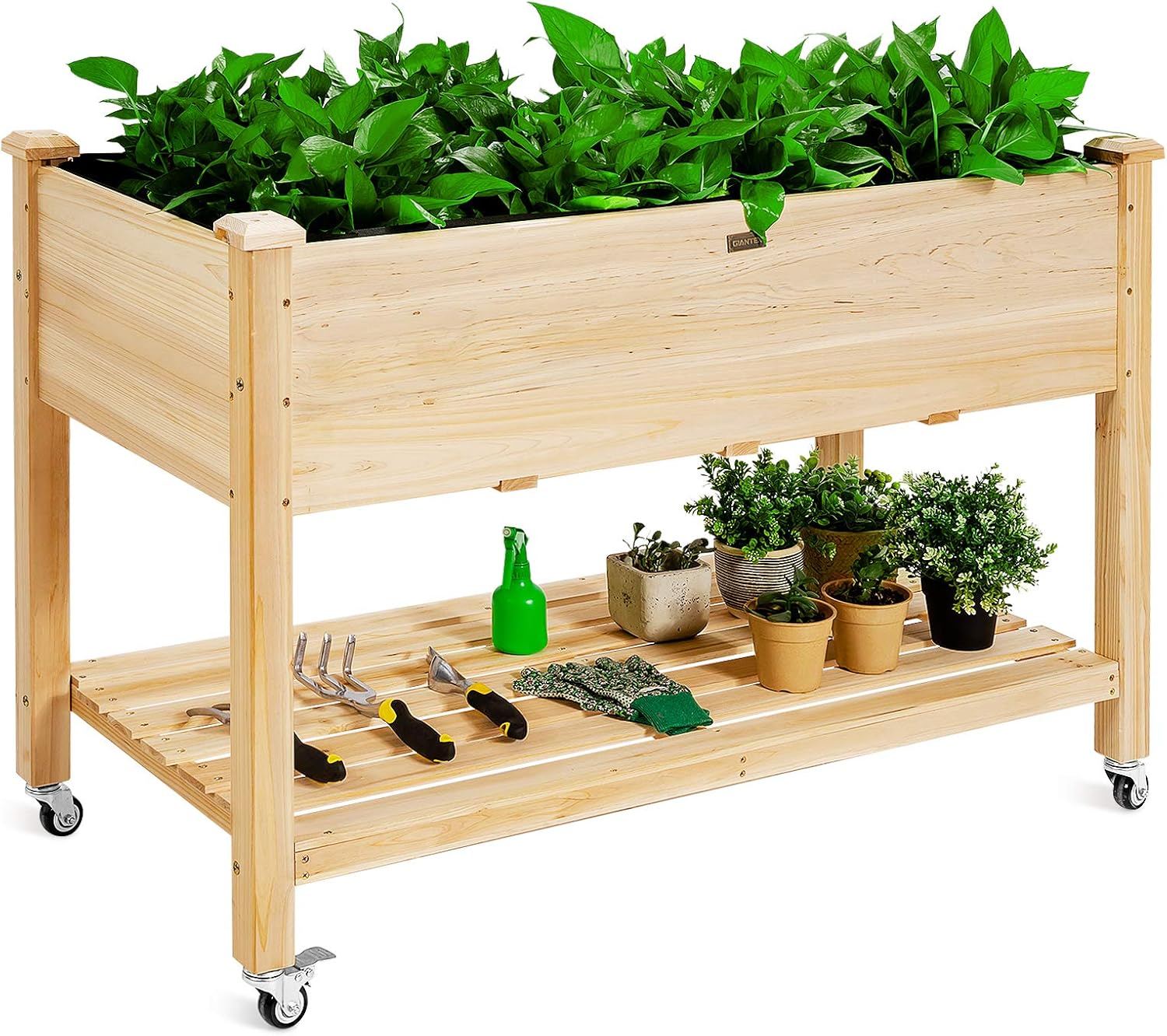 Canteiro Elevado de Madeira co - Raised Garden Bed avaliação e preço