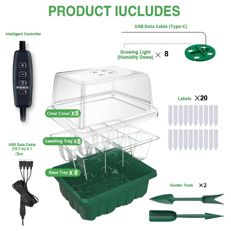 Lâmpada LED de Crescimento de  - Seed Starter Tray avaliação e preço