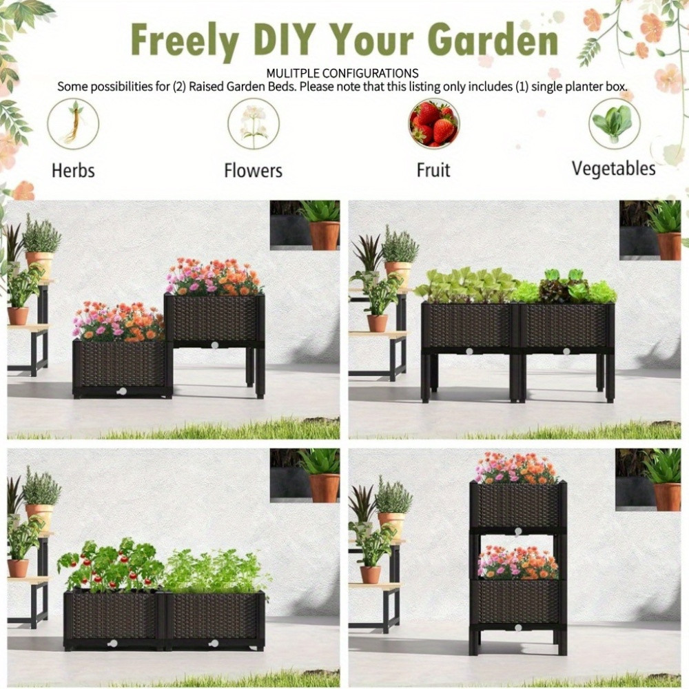 Canteiro Elevado para Jardim,  - Self Watering Planter avaliação e preço