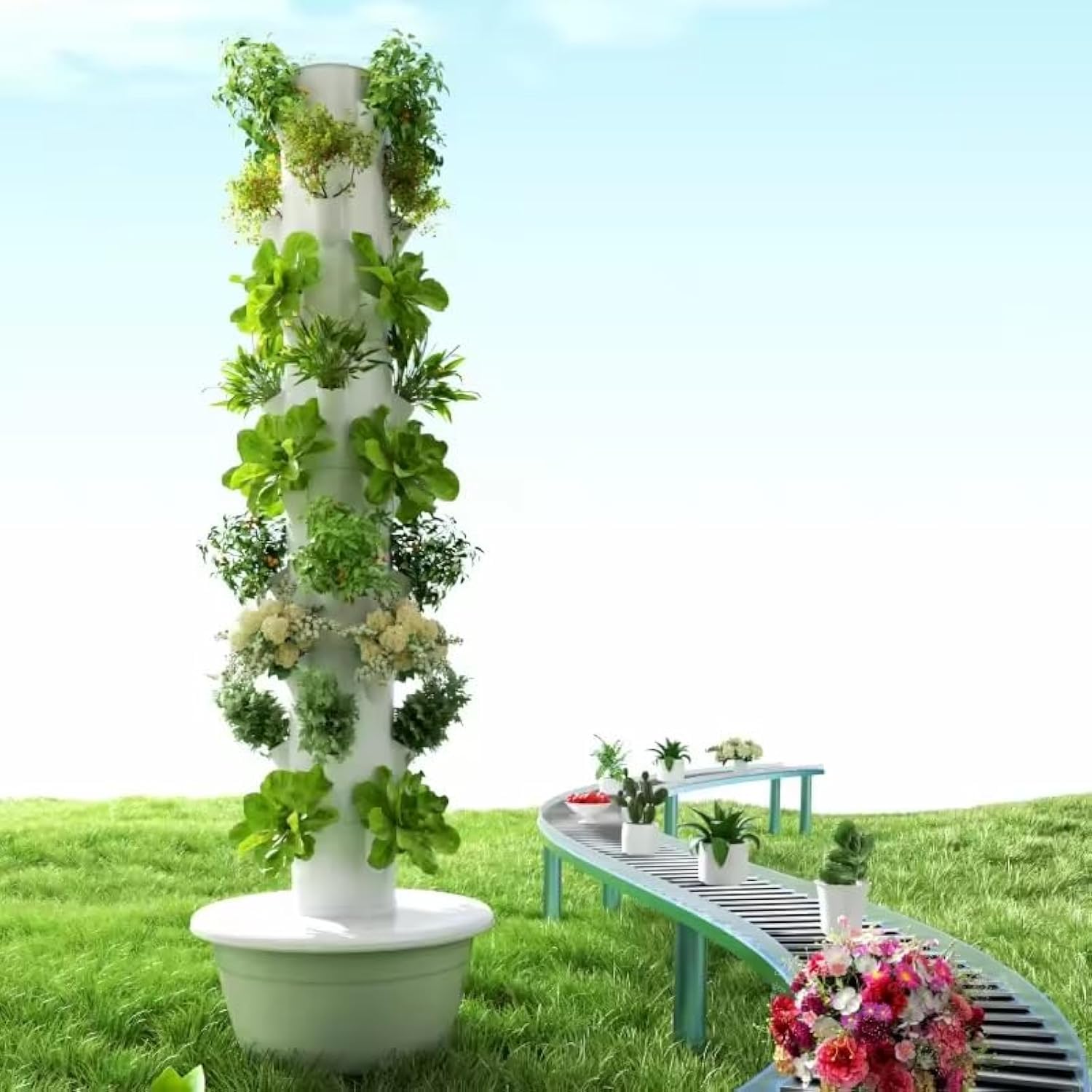 Torre de Cultivo Hidropônico V - Vertical Planter avaliação e preço